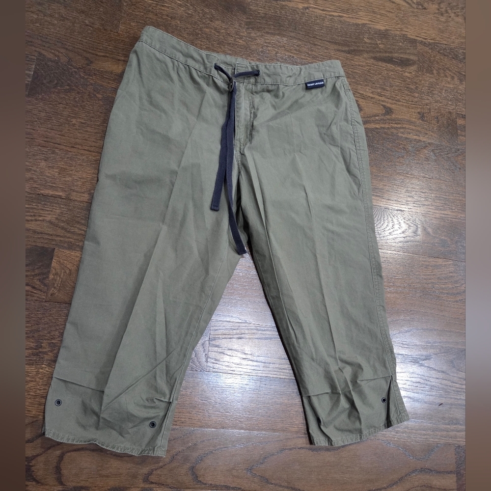 DKNY Jeans  Women's Khaki Chinos with Drawstring Capri Pants Sz.10